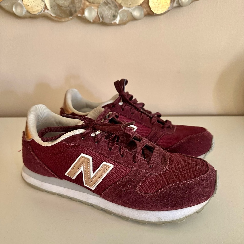 Maroon New Balance Sneakers